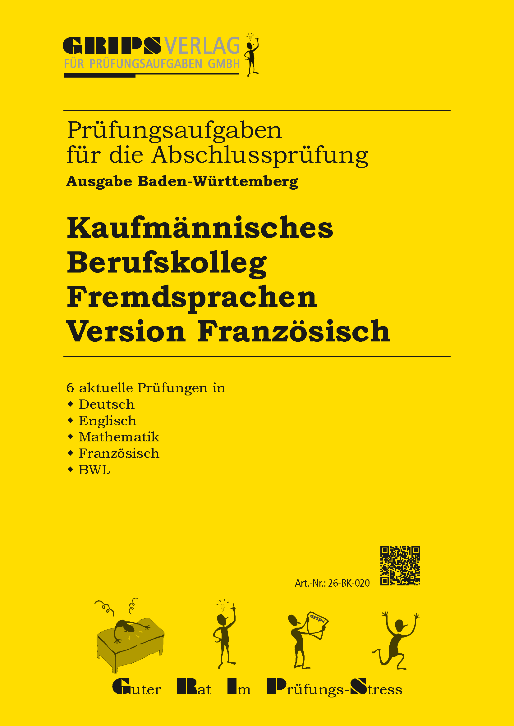 Kaufmännisches Berufskolleg II, Fremdsprachen französisch, Ausgabe 2026