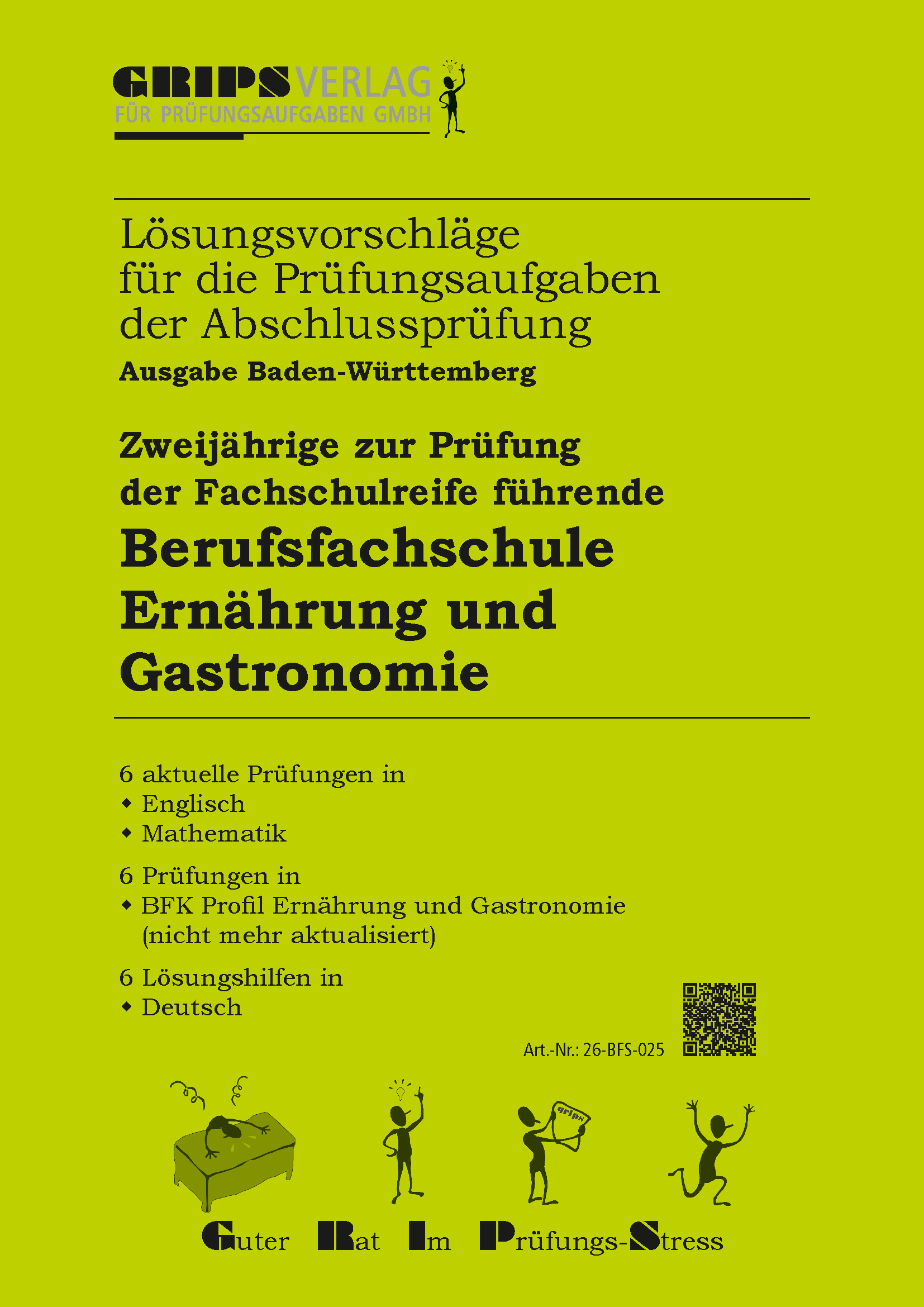 Berufsfachschule Profil "Ernährung und Gastronomie", Ausgabe 2026