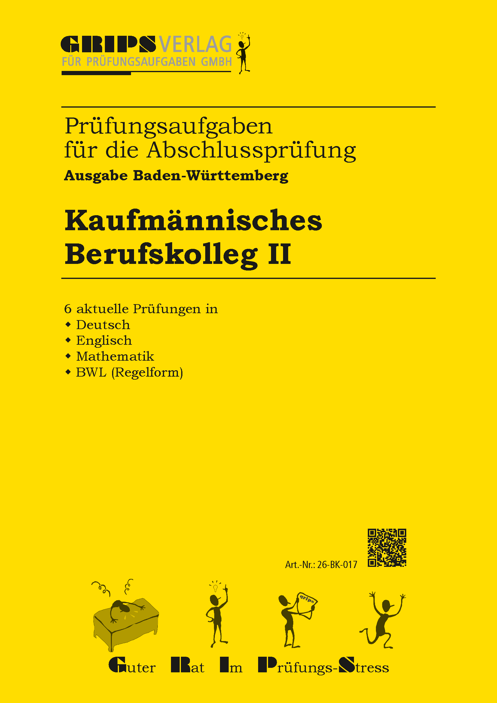 Kaufmännisches Berufskolleg II, Regelform, Ausgabe 2026