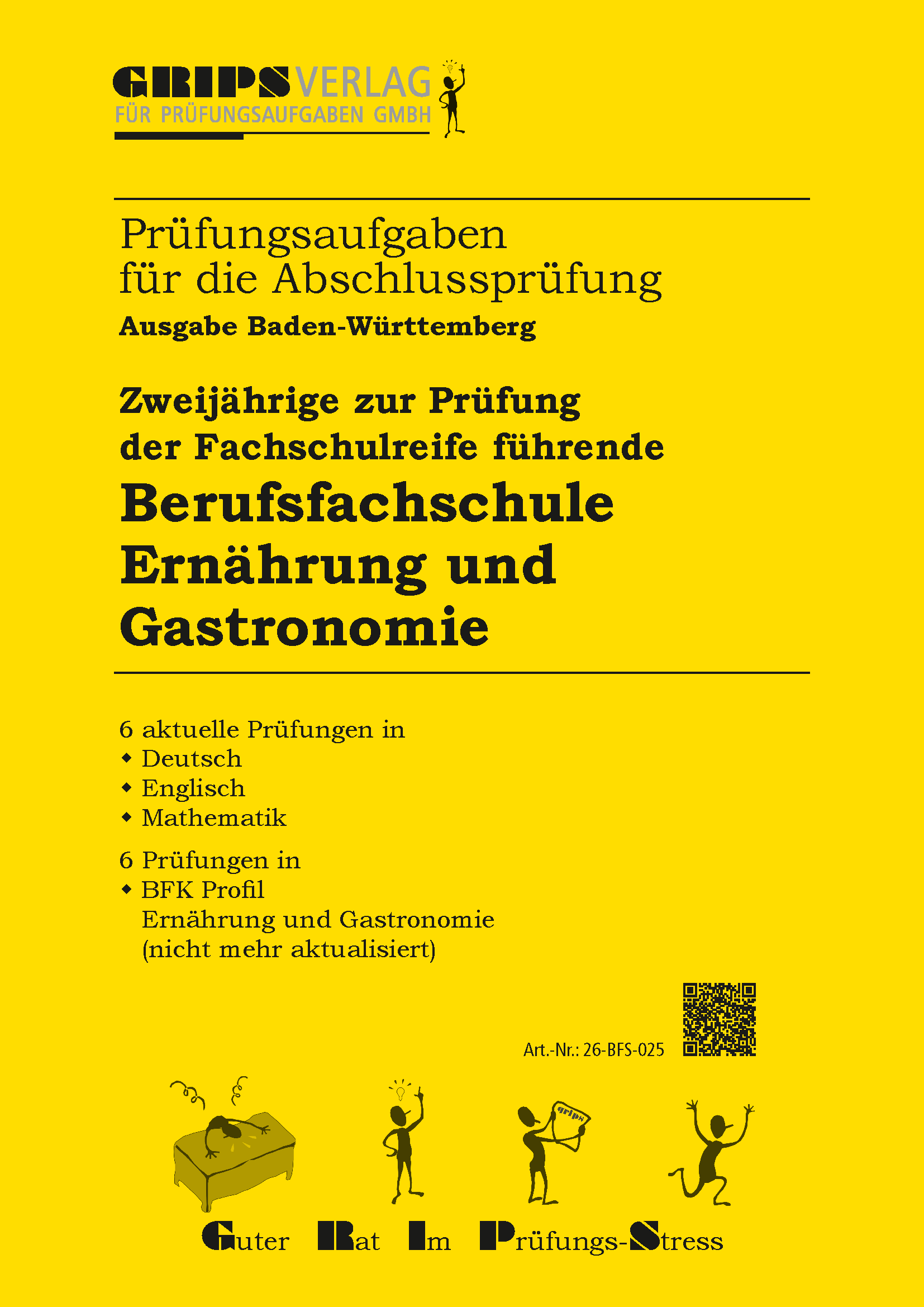 Berufsfachschule Profil "Ernährung und Gastronomie", Ausgabe 2026