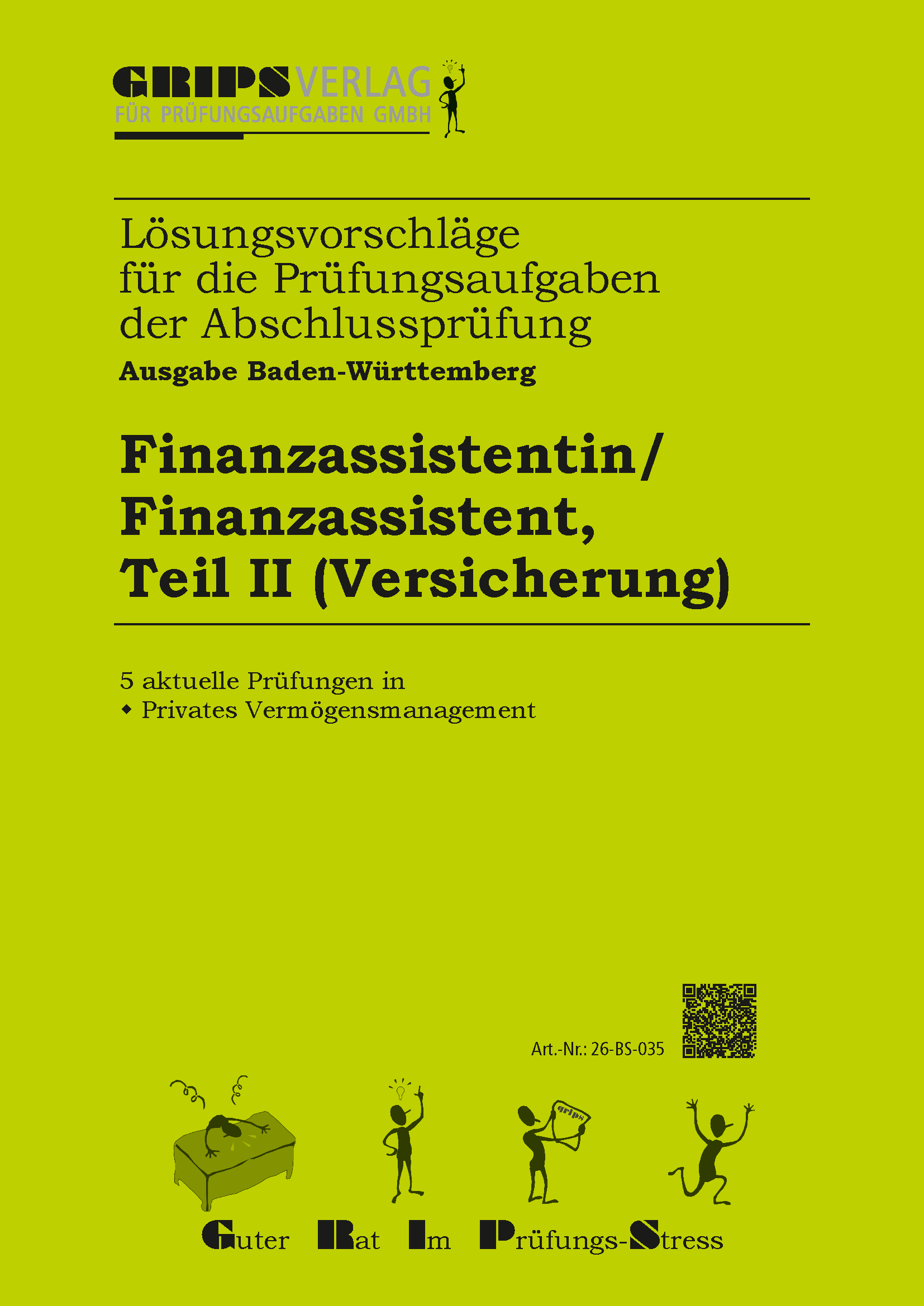 Finanzassistentin/Finanzassistent, Teil II (Versicherung), Ausgabe 2026