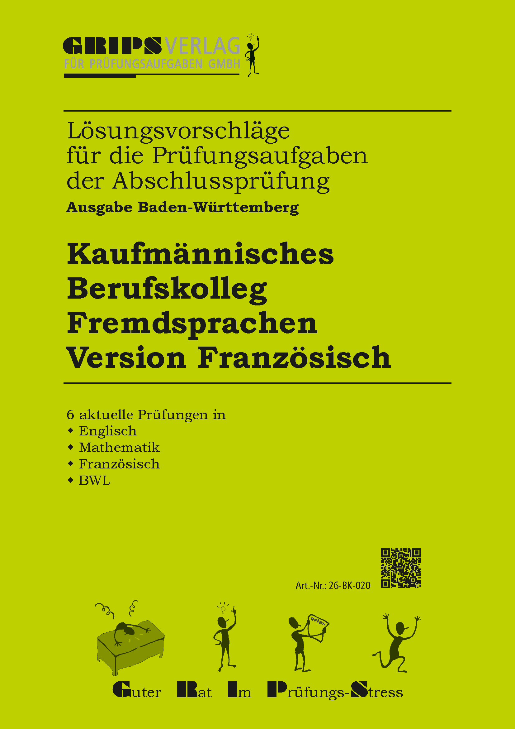 Kaufmännisches Berufskolleg II, Fremdsprachen französisch, Ausgabe 2026